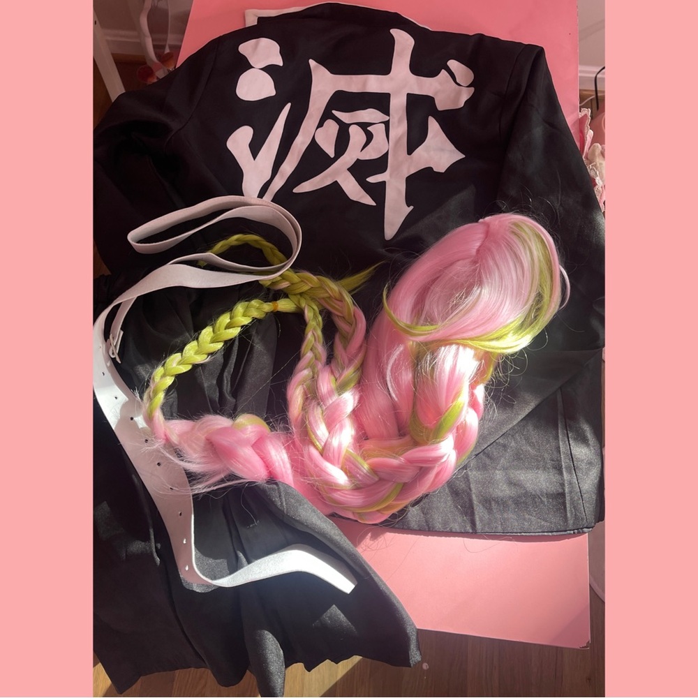 Tengen Uzui lord demon cosplay costume gender female version x Kanroji Mitsuri